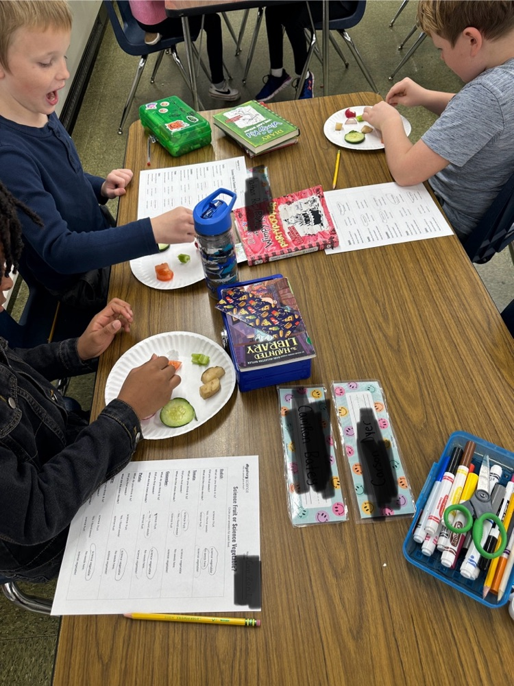 students searching for seeds