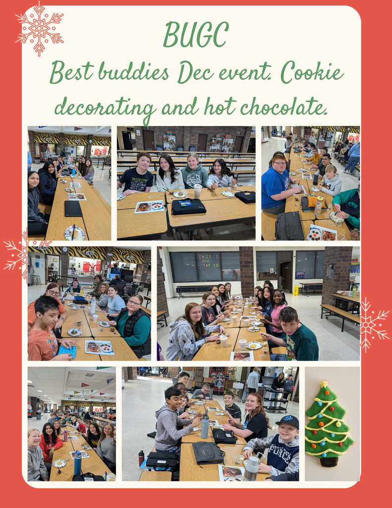 BUGC Best Buddies December Event.  Cookie decorating and hot chocolate.