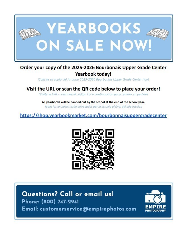 BUGC Yearbooks are on sale NOW! 