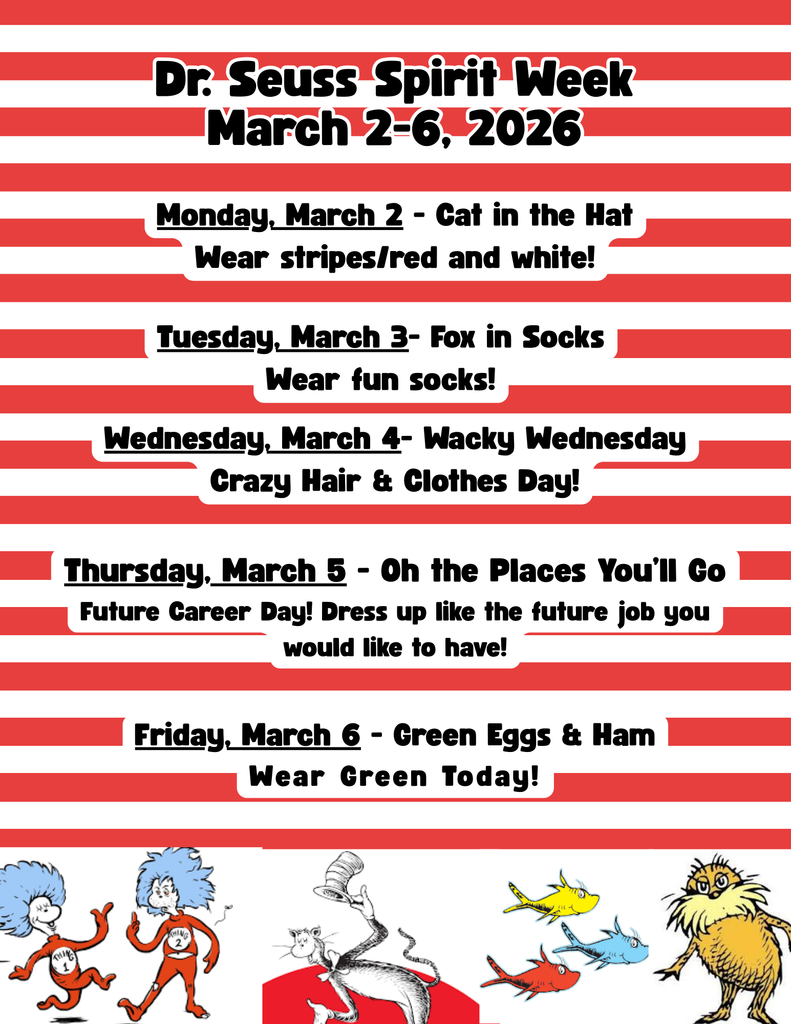 Dr. Seuss week is coming up!