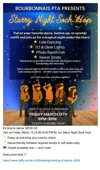 PTA Starry Night Sock Hop