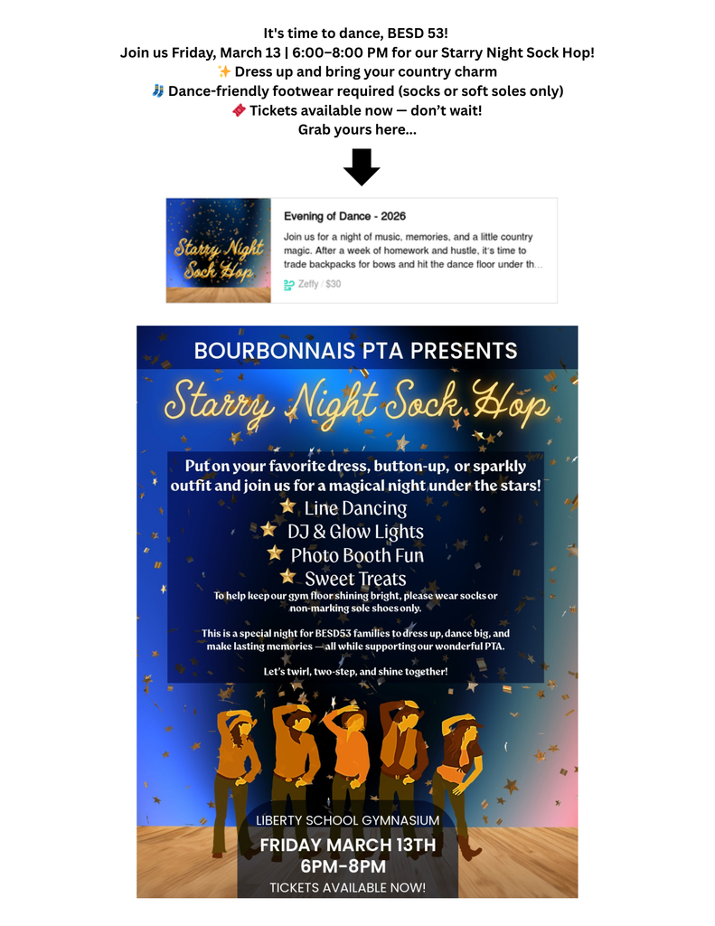 PTA Sock Hop :)