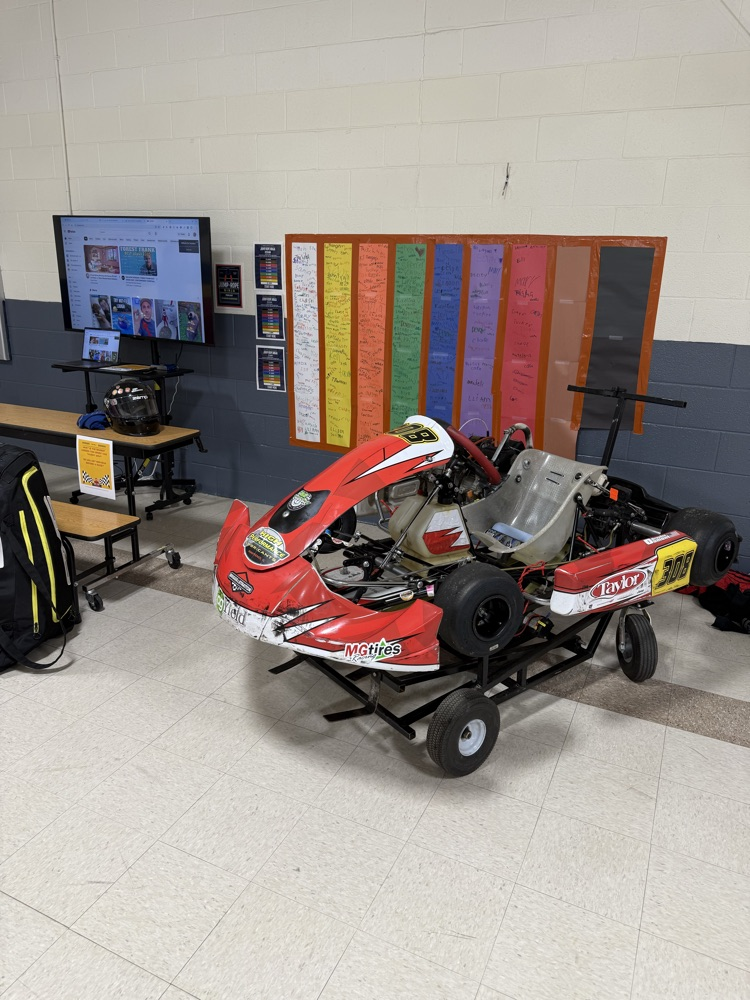 go carts on display 