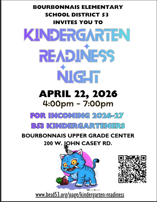 Date change  for Kindergarten Readiness Night! Now April 22