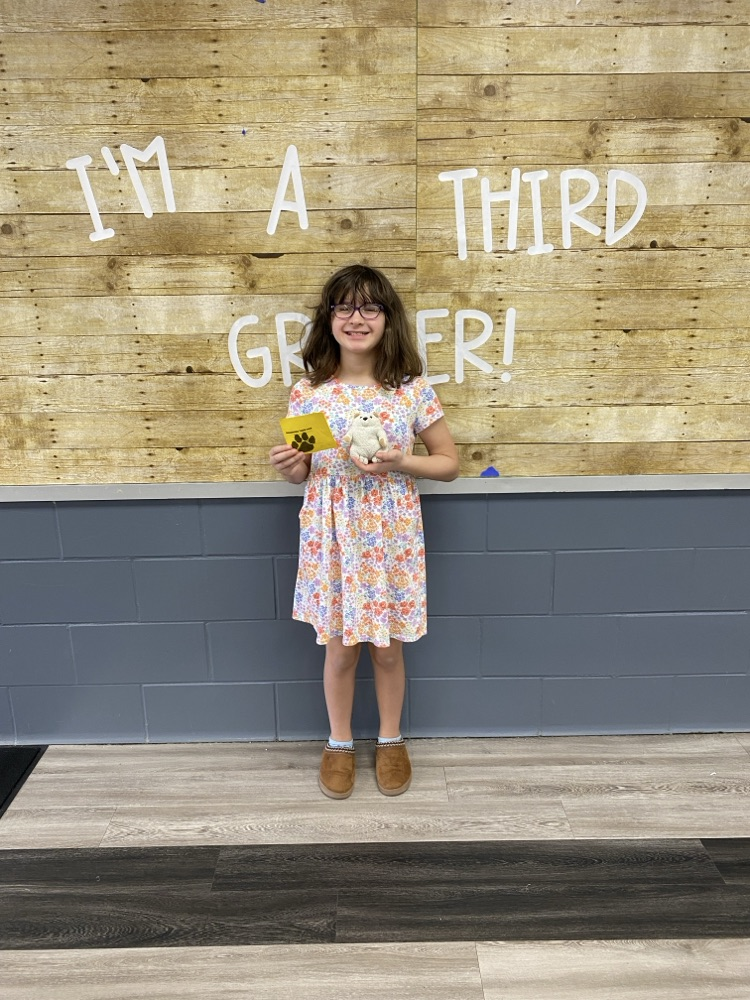 student with tiger paw reward