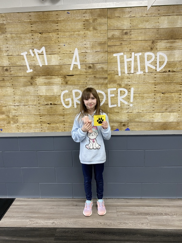 student with tiger paw reward