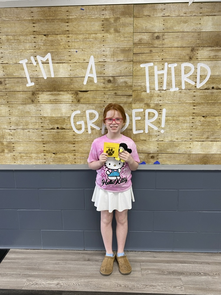 student with tiger paw reward