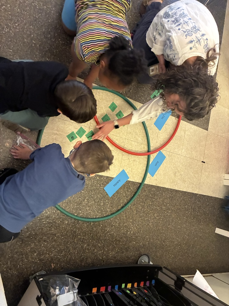 students doing venn diagrams