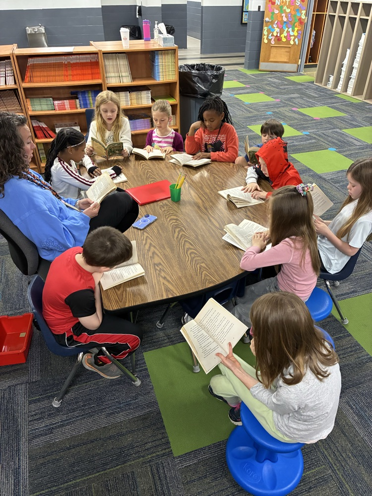 first grade reading chapter books during WIN time 