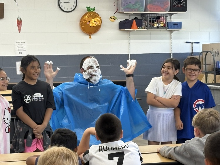 Mr. Bleyle and students 