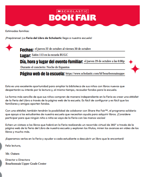 Book Fair Spanish