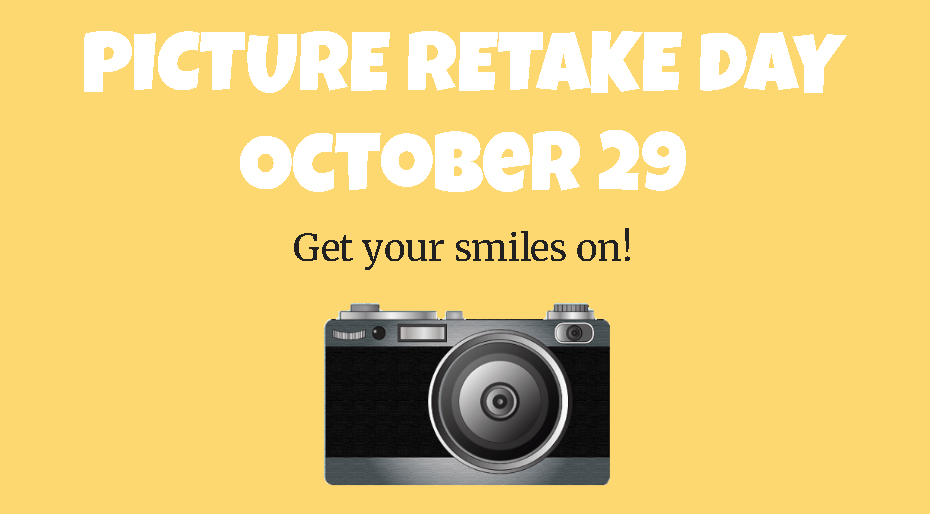 Picture Retake Day is October 29
