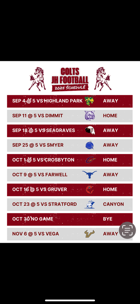 JH Schedule