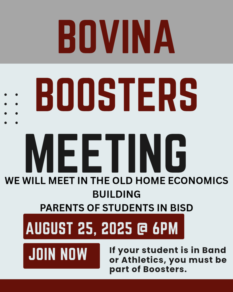 Bovina Boosters Meeting 2