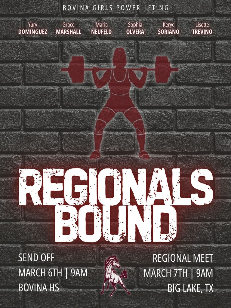 Girls Powerlifting Flyer