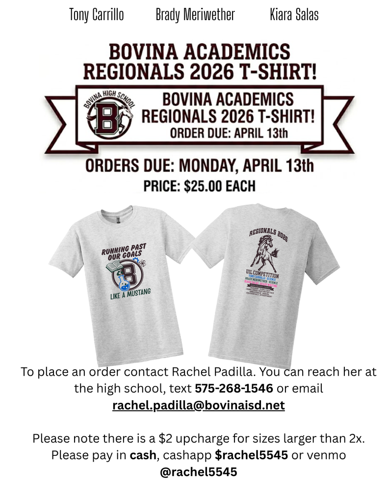 UIL T-Shirt Flyer