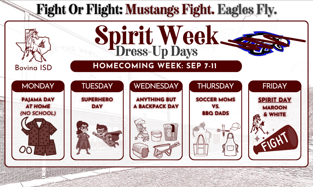 Spirit Week Days