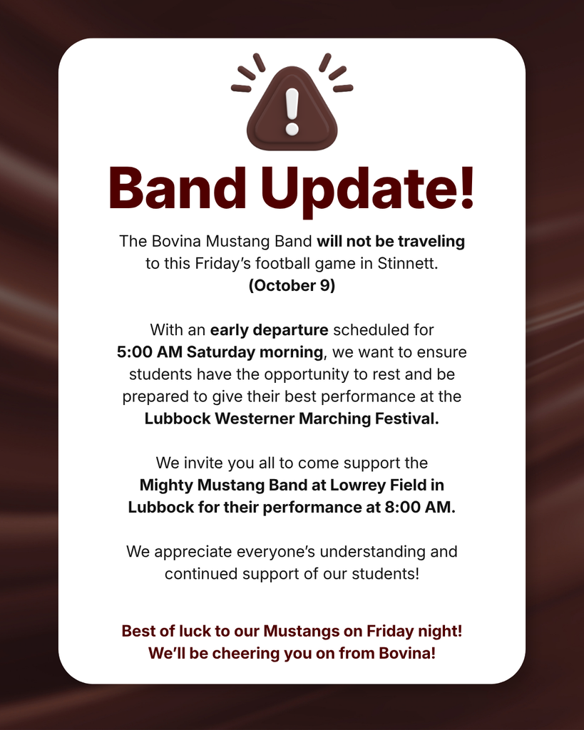 Band Update