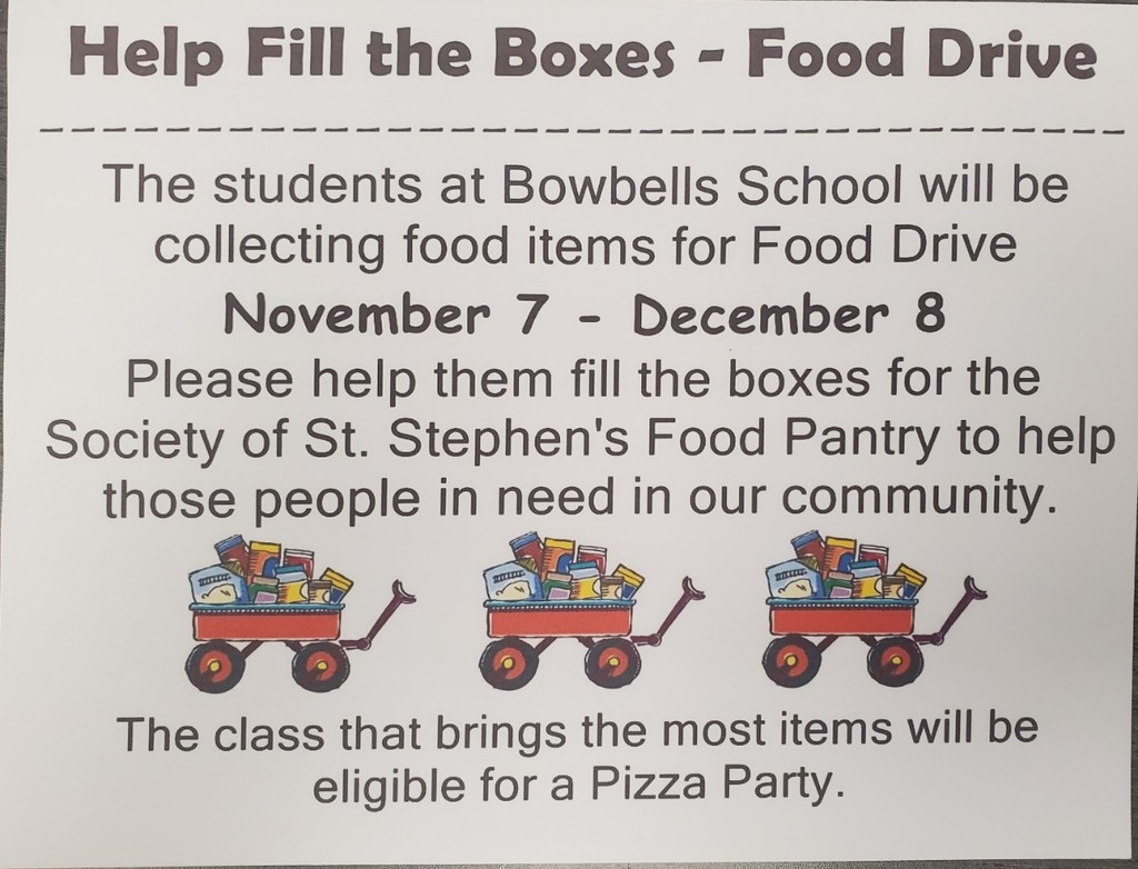 food drive flyer