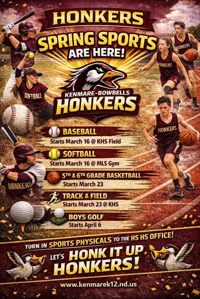spring sports flyer