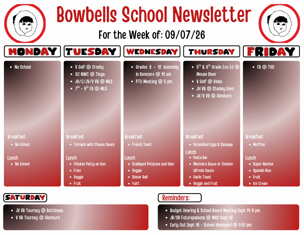 9/7 week calendar