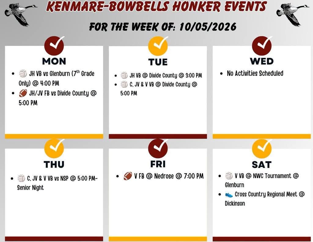 10/5 Honker activities