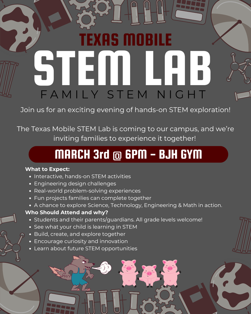 STEM Night TOMORROW!