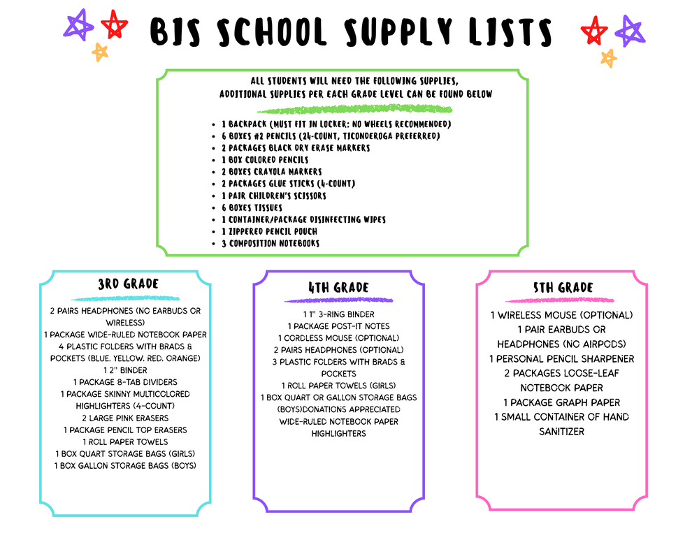 Supply List