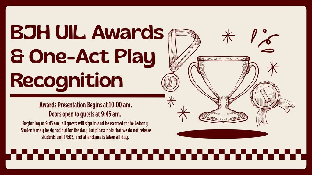 2025 BJH UIL Awards