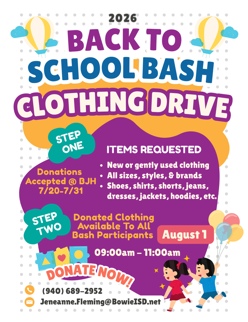 Back to School Clothing Drive