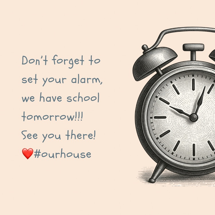 set your alarm