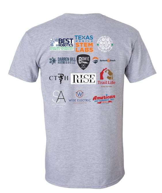 back of shirt
