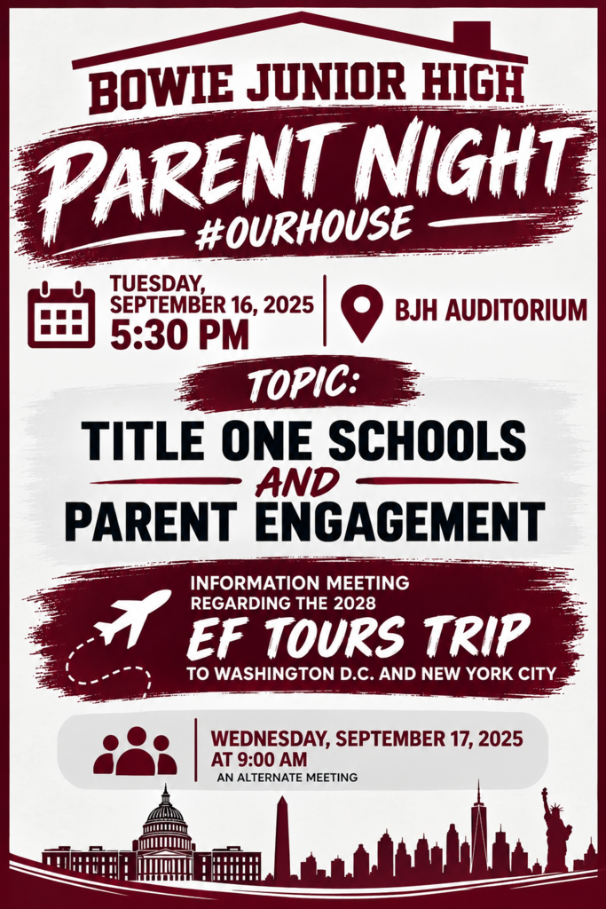 Parent Night Flyer