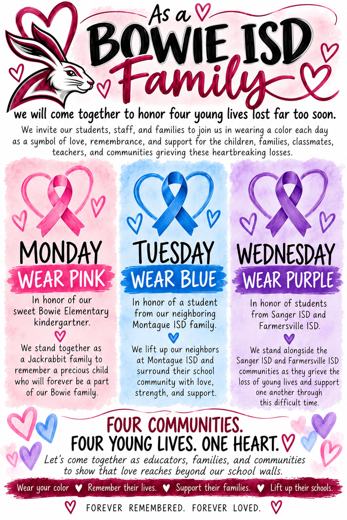 Bowie ISD family and friends