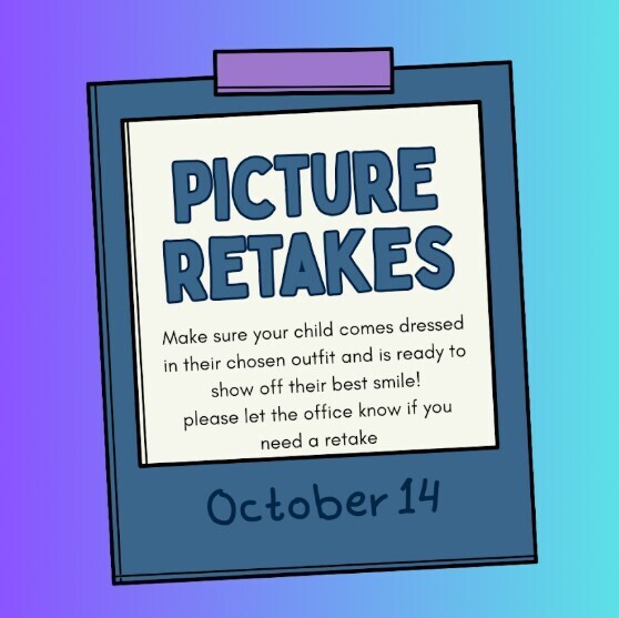 picture retake flyer