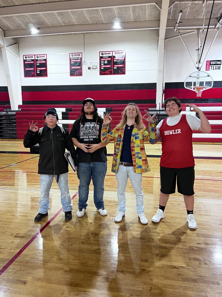 students with speaker