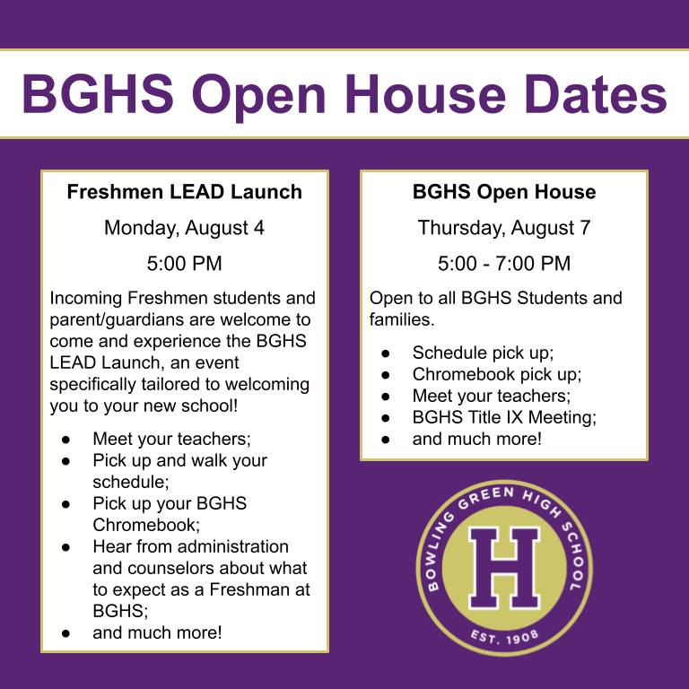 BGHS Open House