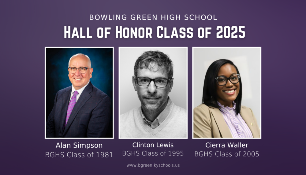 BGHS Hall of Honor 2025