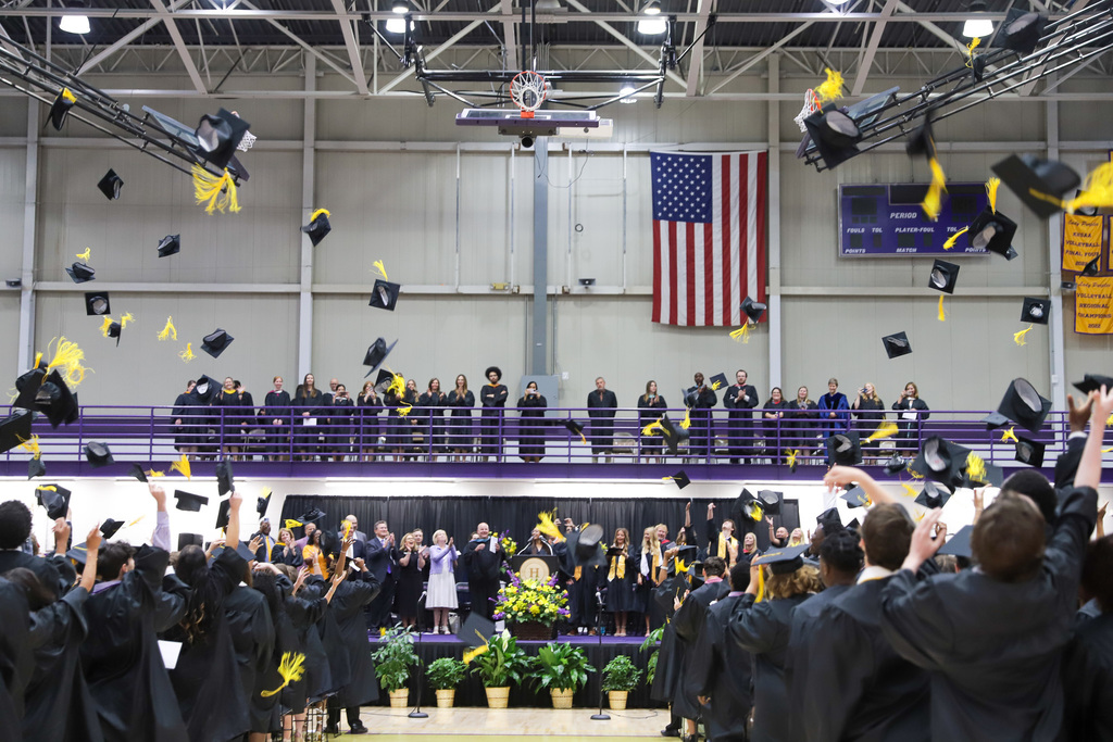 Cap toss: BGHS Graduation 2025