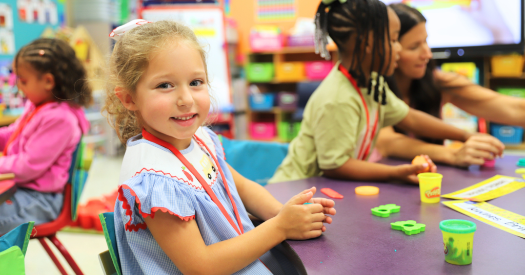 Play Doh on the First Day of School