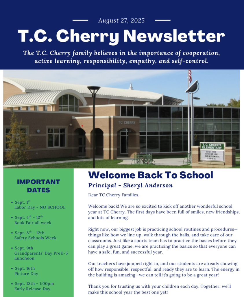 TCC Aug Newsletter