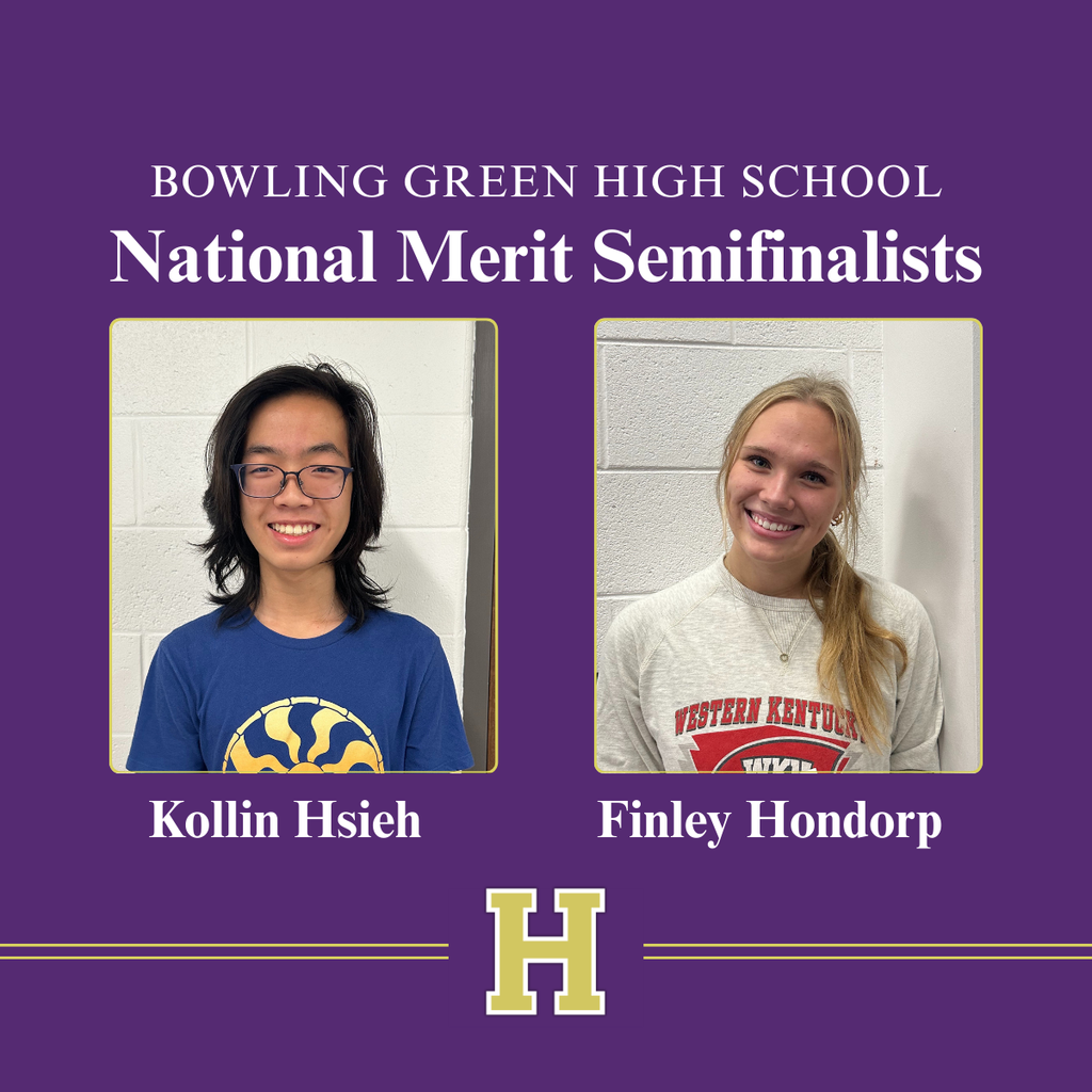 National Merit Semifinalists: Kollin Hsieh and Finley Hondorp