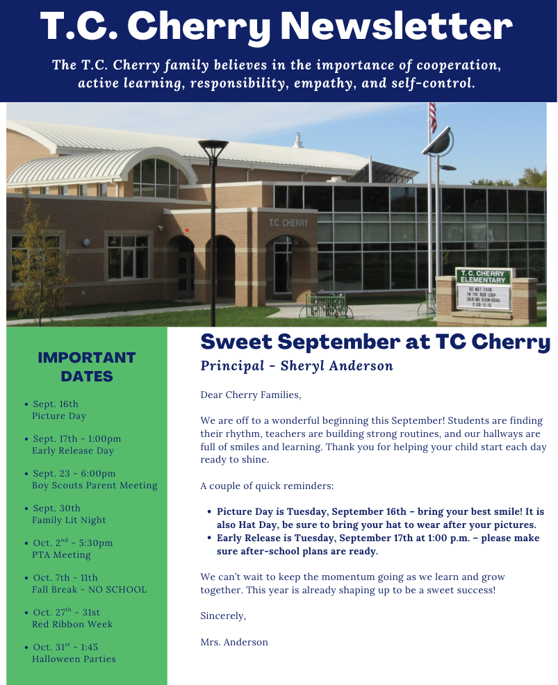 tc cherry newsletter sept 15