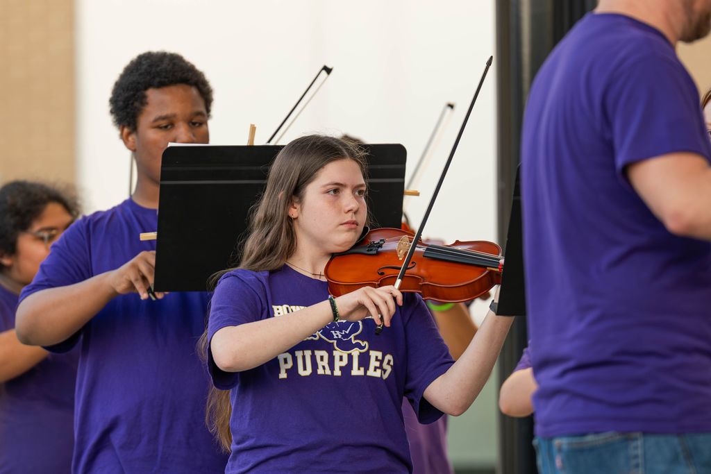 Orchestra Concert BGHS Courtyard