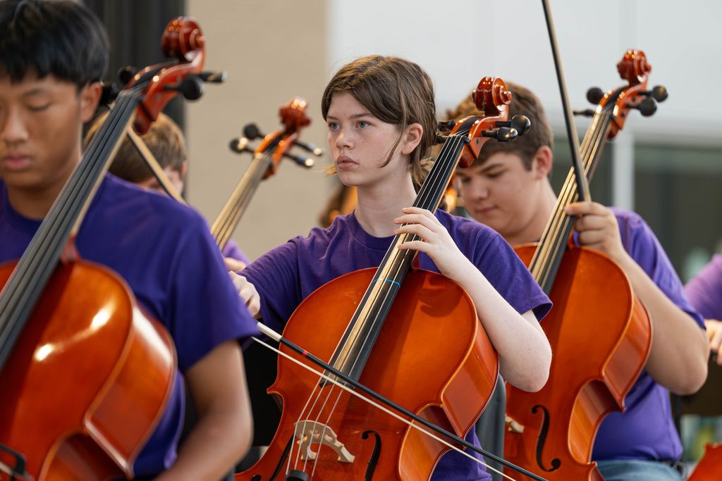 Orchestra Concert BGHS Courtyard