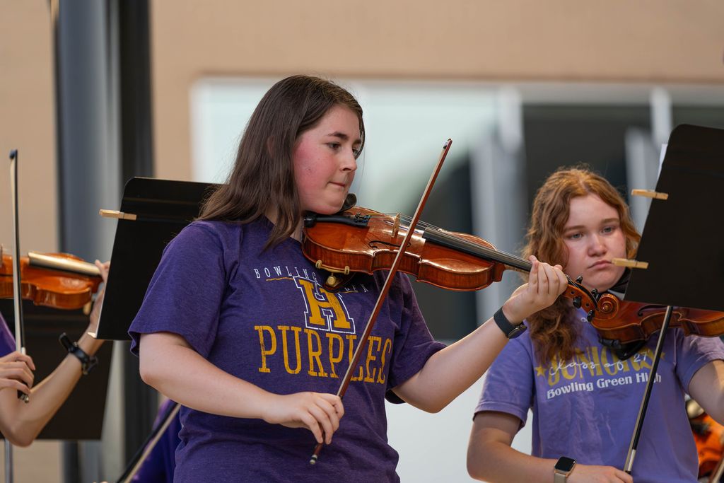 Orchestra Concert BGHS Courtyard
