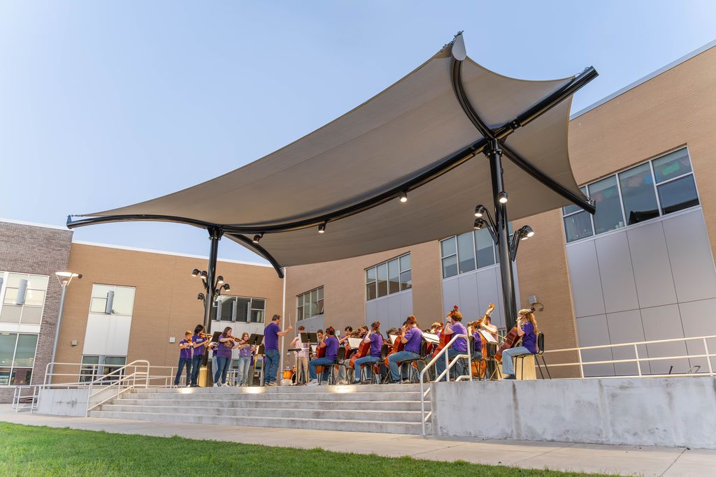 Orchestra Concert BGHS Courtyard