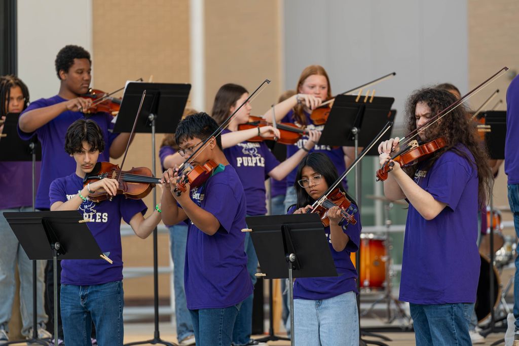 Orchestra Concert BGHS Courtyard