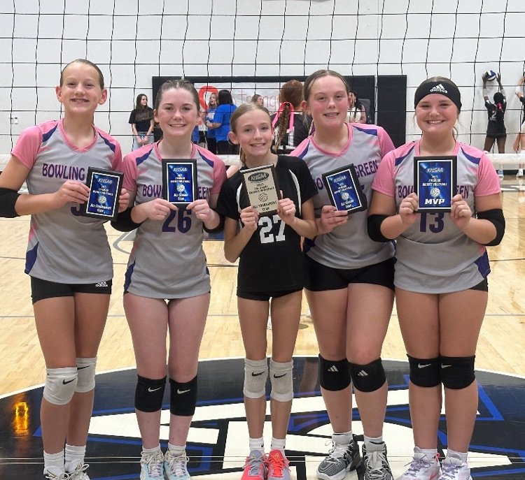 BGJHS 7th Grade Volleyball All Tournament Team