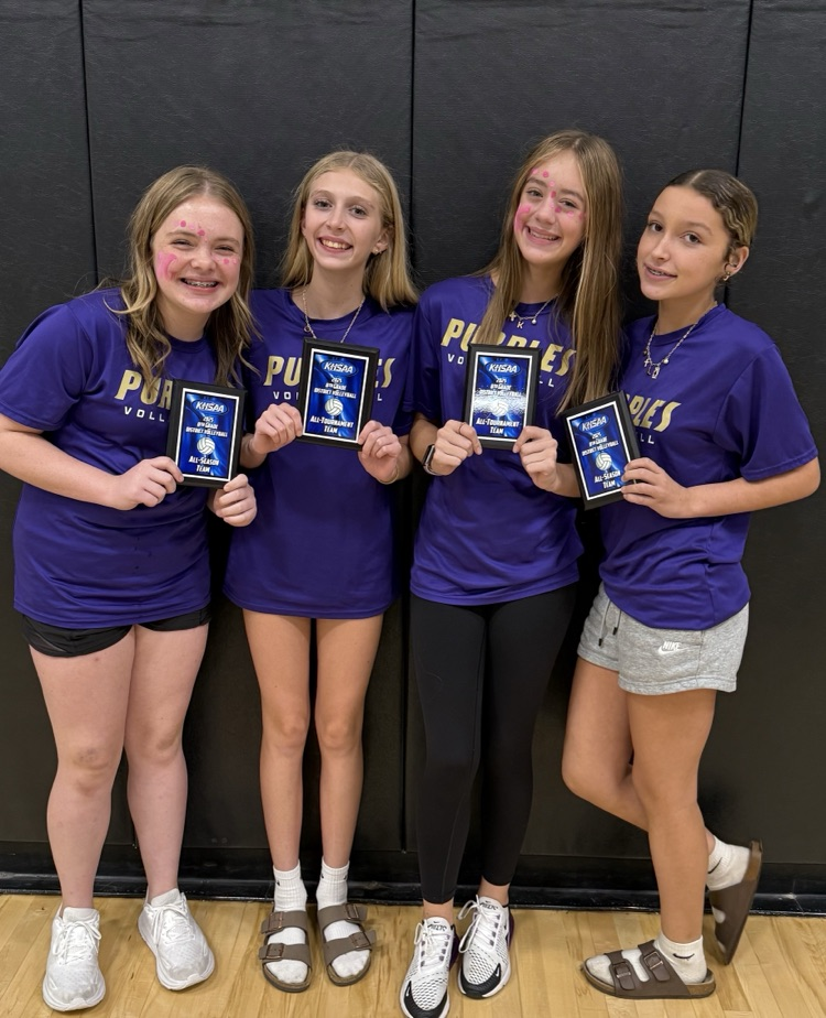 BGJHS Volleyball 8th Grade All Tournament Team